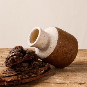 Mini jarrón de cerámica de fábrica de cerámica para decoración del hogar, regalo creativo personalizado