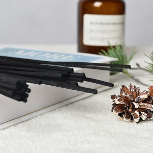 Atacado personalizado decoração de casa ambientador preto fragrância rattan reed stick difusor de aroma e difusor de palheta