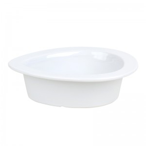 Fabrikant Hand-makke Glazed Persoanlike Ceramic Waterdrop-shaped Salad Bowl