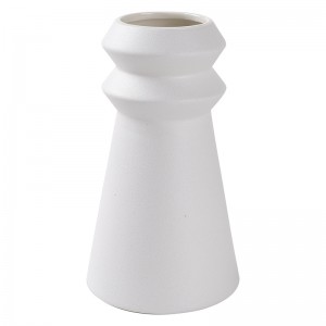 Keramik Factory Benotzerdefinéiert Logo Stoneware Blummen Vase fir Home Decor Centerpiece