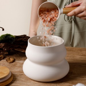 Keramik Factory Stoneware Tea Gula Kopi Panyimpenan Canister pikeun Dapur counter