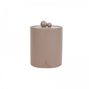 Bote de basura en forma de V de cerámica elegante del accesorio de tocador del cuarto de baño del hotel de cerámica decorativa