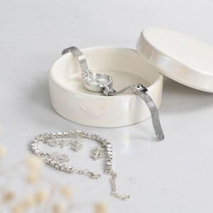 Výrobce Kulatý tvar Pearl Glaze Vanová sada Keramické Bytové doplňky Kuchyň Koupelna