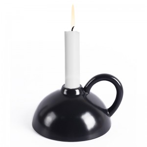 Bejgħ bl-ingrossa Desktop Teapot Forma Igglejżjat taċ-ċeramika Tea Light Candle Holders