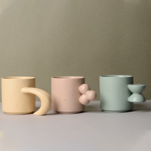 Factory Handmade Wholesale Tumbler Cups Stacking Ceramic Mug