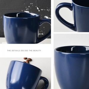 ក្រុមហ៊ុនផលិតផ្ទះបាយ និងការតុបតែងគេហដ្ឋាន Glazed Ceramic Mugs Cups for Coffee