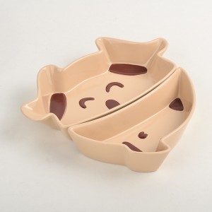 Uued tooted Tootja Creativity Cut Dog Cat Drinking Pet Feeder Bowl