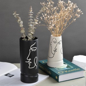 Producent Moderne dekorativ nyhed Kermaisk vase til blomsterarrangement