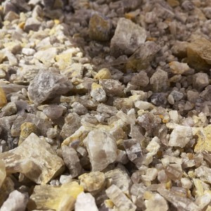 Areia espatoflúor CaF2 97%-75% 0-10mm
