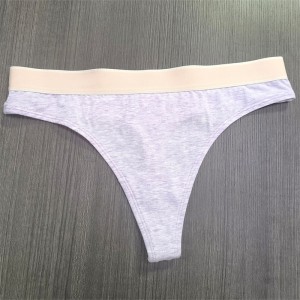 Kustomisasi Logo Breathable Cotton Young Girl'S T Back Thong Underwear Parameter