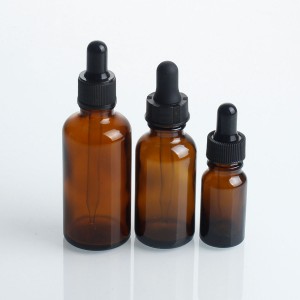 China supplier 50ml 100ml 150ml Boston Serum Bottles Round brown essential oil glass bottle customize