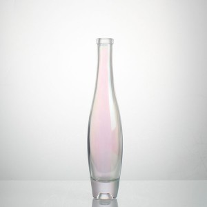 300ml 500ml 550ml China manufacturer Ion Plating Glass Bottle Decorative Glass Hot sale Color Reflective ion plating bottle colorful and shining