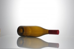Wholesale 750ml 75cl Empty round antique green burgundy bottle Wine Glass Bottles custom logo