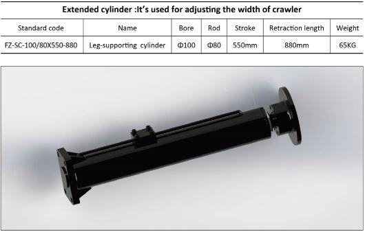 Industriel hydraulisk cylinder til kran fremstillet i Kina (1)