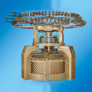 máquina de tricô circular de pilha de corte de alta densidade