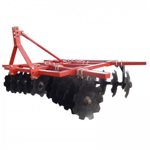 Tractor mounted opposed light duty disc harrow