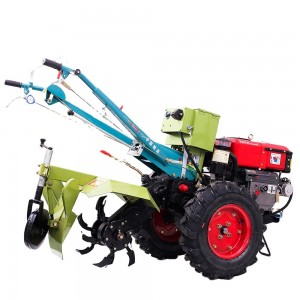 Tractores multifuncionales de alta calidad de 15hp, 18hp, 20hp, Tractor de mano para caminar de 2 ruedas/timón eléctrico