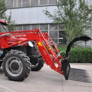 Lauksaimniecības traktora priekšējais iekrāvējs ar 4 vienā kausu (TZ02D)
