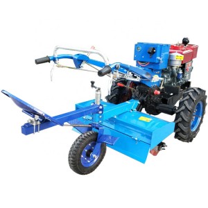 Poľnohospodárske strojové vybavenie 20hp dieselové farmárske kráčajúce traktory s rotačným strojom na obrábanie pôdy