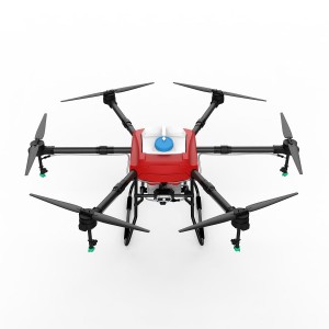 Profesionalus sraigtasparnio tipo baterijų maitinimo Uav drono žemės ūkio purkštuvas