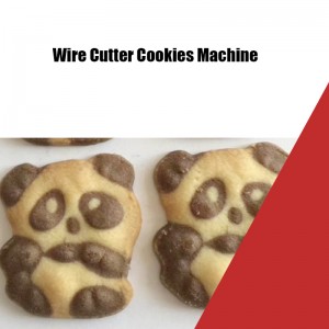 Напълно автоматична висококачествена машина за бисквити във формата на панда