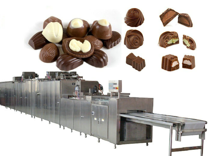 stroj na nanášanie čokolády