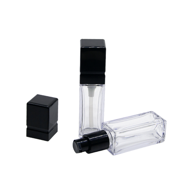 Clear Empty 30ml Bottles Cosmetic Plastic Pump Bottles For Skincare