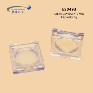 حالة عين واحدة شفافة PETG PCR
