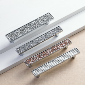 Elegant Outlook firkantet møbelskuffehåndtak med innebygd krystall moteriktig stil