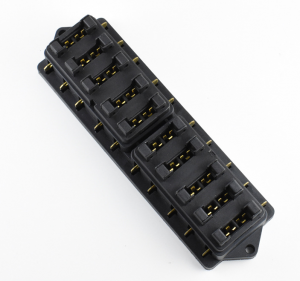 ស្តុកមាន 10 circuit mini blade 12v fuse holder with high quality for car marine boat