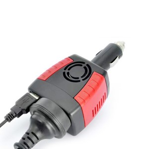USB 2.1A автомобилски инвертер за напојување Напојување DC 12V to AC 220V Автомобилски инвертер 150W автомобилски инвертер