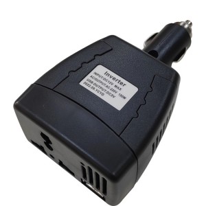 מהפך חשמל לרכב USB 2.1A אספקת DC 12V ל AC 220V מהפך לרכב 150W מהפך לרכב
