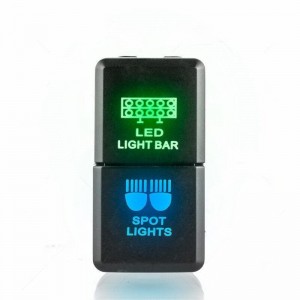 כפתור לחיצת ערפל עם אור LED כחול לטויוטה
