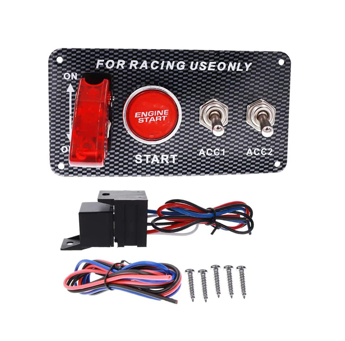 OEM 4 gang Toggle switch RACING PANEL 12V WITH ENGINE START AIRCRAFT TYPE  Manufacturer and Supplier