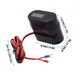 방수 듀얼 USB 출력 오토바이 핸들바 클램프 전원 어댑터 충전기