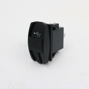 4.2A Dual USB Socket Carling Switch Power Outlet Style Rocker Car Chaja ya USB