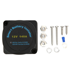 12v 24v Voltage Sensitive Relay Dual batari smart go'doomiye 140A Biyo-ilaalinta Rv ATV UTV Qalabka Go'doominta baytariga