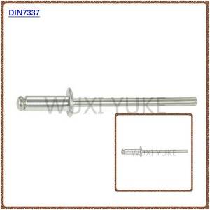 DIN7337 open type round head blind rivet