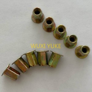 Wholesale Rivet Nut With Countersunk Head And Knurled Shank - Flat head full hex body rivet nuts – Yuke