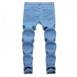 Factory source High Waisted Skinny Jeans - Popular High Quality Zipper Fly Skinny Blue Men’s  Jeans – Yulin