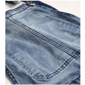 Chinese manufacturers high quality men ripped skinny adjustable denim overalls