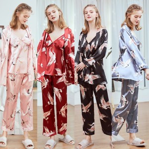 100% Original Factory White Sleep Set - Animal printed pajamas 1320 – Beifalai