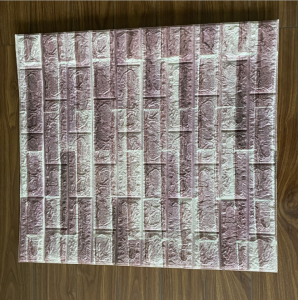 Sjálflímandi veggfóður Kína Factory PE Foam Wall Sticker 3D Veggfóður