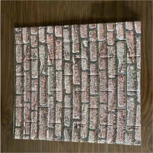 Letër muri vetëngjitëse Ngjitëse muri me shkumë PE të fabrikës së Kinës, letër-muri 3D