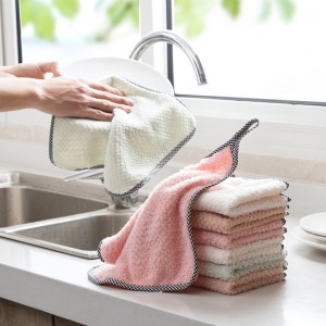လေးလံသော Diposable Cleaning Non Woven Fabric Cloth Wash Cloths Lazy Rag