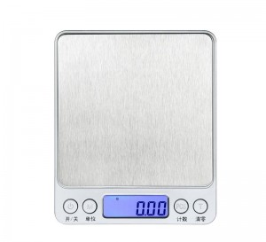 Plattform-LCD-Edelstahl 5 kg Gewichtsmessung Elektronisches Wiegen Digitale Lebensmittel-Küchenwaage