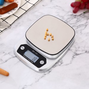 Plataforma Lcd Aço Inoxidável 5 Kg Medição de Peso Eletrônica Balança de Cozinha Digital de Alimentos