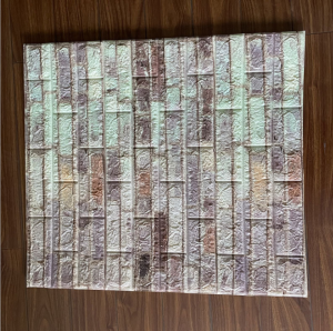 Kendinden Yapışkanlı Duvar Kağıdı Çin Fabrikası PE Köpük Duvar Sticker 3D Duvar Kağıdı