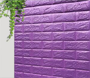 Papel de parede autoadesivo China Factory PE Foam Adesivo de parede Papel de parede 3D