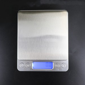 Platforma LCD z nerezové oceli 5 kg Elektronická váha pro měření hmotnosti Digitální kuchyňská váha na jídlo